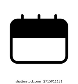 Icono de calendario Ilustración de diseño de símbolo de Vector