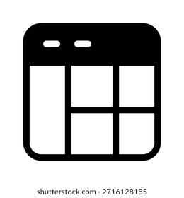 Calendar Icon Vector Symbol Design Illustration
