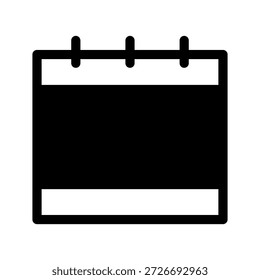 Icono de calendario Ilustración de diseño de símbolo de Vector