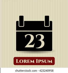Kalendersymbol Vektorsymbol flach eps jpg app web concept website