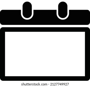 vector de icono de calendario, vector de símbolo de calendario, para sus necesidades de diseño