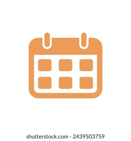 Calendar Icon Vector Template Illustration Design