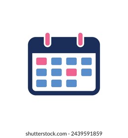 Calendar Icon Vector Template Illustration Design