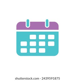 Calendar Icon Vector Template Illustration Design