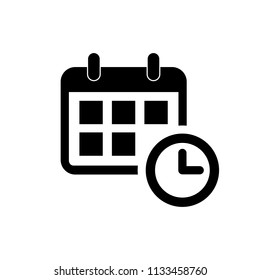 Calendar icon. calendar vector icon. Calendar Icon in trendy flat style isolated on white background.