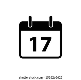 Calendar icon vector trendy style illustration