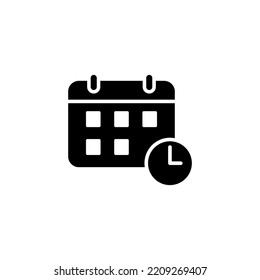 Calendar icon vector for web and mobile app. Calender sign and symbol. Schedule icon symbol