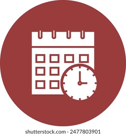 Calendar icon vector for web and mobile app. Calender sign and symbol. Schedule icon symbol