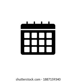 Calendar icon vector for web site