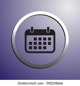Calendar Icon. web design style