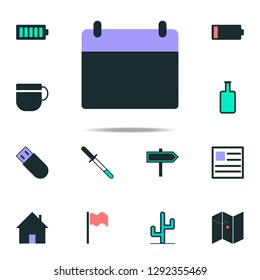 the calendar icon. web icons universal set for web and mobile