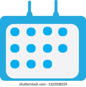 calendar icon for web illustration.