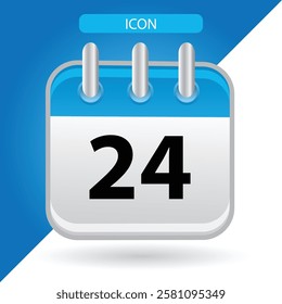 Calendar icon for web and mobile.