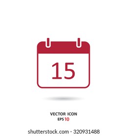 Calendar icon for web and mobile
