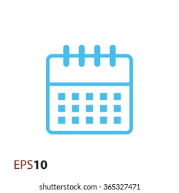 Calendar icon for web and mobile