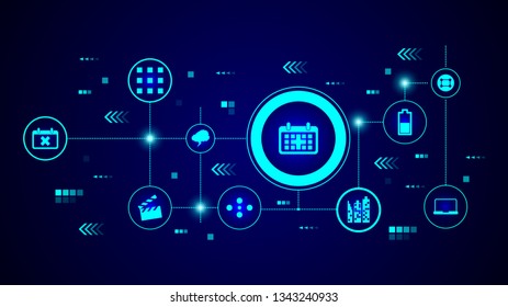 the calendar icon. From Web set