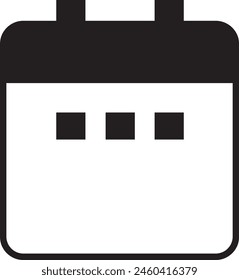 calendar icon web sign eps 10