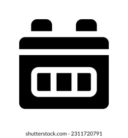 calendar icon for your website, mobile, presentation, and logo design.