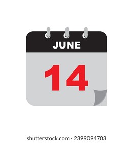 Calendar icon,flag day,vector symbol design
