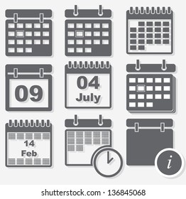 Calendar icons