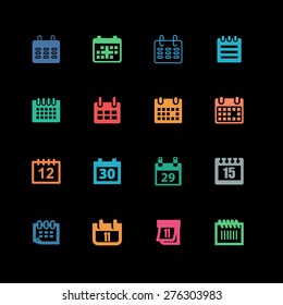 calendar icons