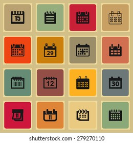 calendar icons