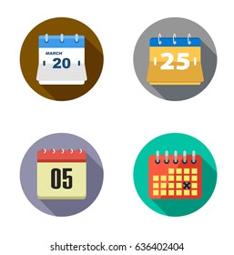 calendar icons