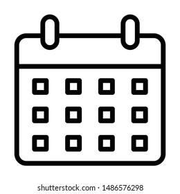 Calendar Icons to present the business planning and scheduling the meetings.