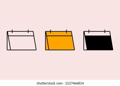 símbolos de iconos de calendario elementos vectores para web infográfica