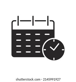 Calendar icons  symbol vector elements for infographic web