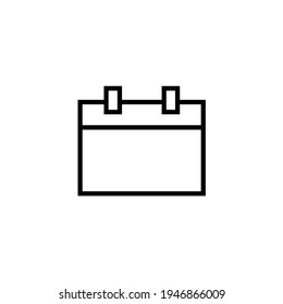 Calendar icons vector. Vector Symbols of diary, organizer, calender, week, months, year, date.