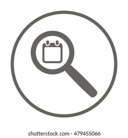 Calendar  icon,vector. Flat design.