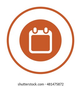 Calendar  icon,vector. Flat design.