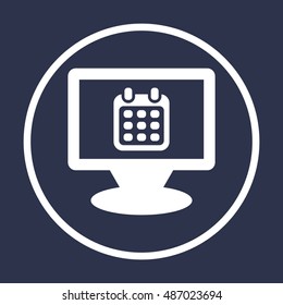 Calendar  icon,vector. Flat design.