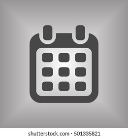Calendar  icon,vector. Flat design.