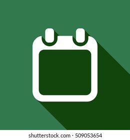 Calendar  icon,vector. Flat design.