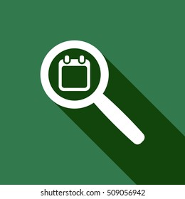 Calendar  icon,vector. Flat design.