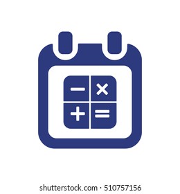 Calendar  icon,vector. Flat design.