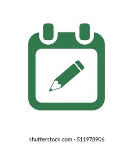 Calendar  icon,vector. Flat design.