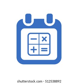 Calendar  icon,vector. Flat design.