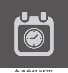 Calendar  icon,vector. Flat design.