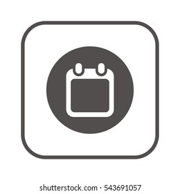 Calendar  icon,vector. Flat design.
