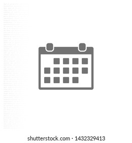 calendar iconVector icon . Lorem Ipsum Illustration design