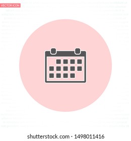 calendar iconVector icon . Lorem Ipsum Illustration design