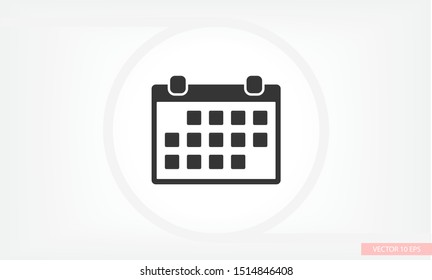 calendar iconVector icon . Lorem Ipsum Illustration design