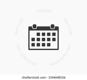 calendar iconVector icon . Lorem Ipsum Illustration design