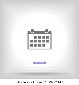 calendar iconVector icon . Lorem Ipsum Illustration design
