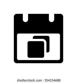 calendar icon.vector illustration.