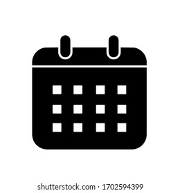 Calendar icon,vector illustration. Flat design style. vector calendar icon illustration isolated on White background, calendar icon Eps10. calendar icons graphic design vector symbols.