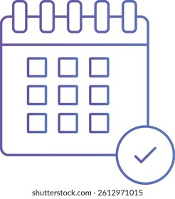 Calendar    illustration with isolated background 